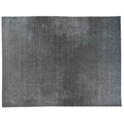 Stripes and Checks Area Rug in Charcoal and Grey