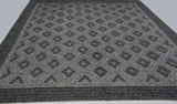 Braided Rug with Diamond Design