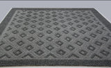 Braided Rug with Diamond Design
