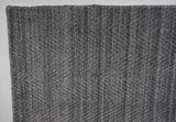 Slate Zig Zag High Low Area Rug