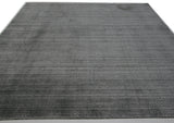 Slate Zig Zag High Low Area Rug