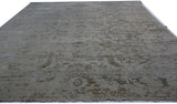 Silver and Taupe "Erased" Style Rug