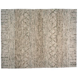 Braided Cream and Grey Area Rug