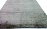 Silver Wool Area Rug