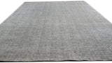 Black and White Loop and Cut Area Rug