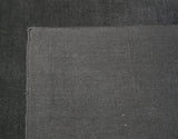 Window Design Dark Grey Wool Area Rug