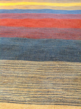 Gabbeh Inspired Modern Kilim Rug