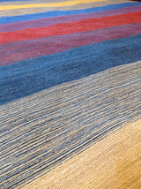 Gabbeh Inspired Modern Kilim Rug