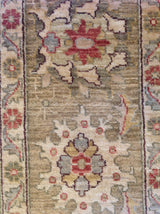 Traditional Pakistani Rug in Brown and Beige