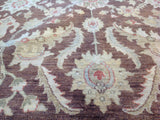 Traditional Pakistani Rug in Brown and Beige