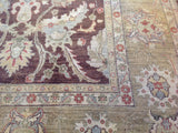 Traditional Pakistani Rug in Brown and Beige
