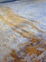 Silver Abstract Area Rug