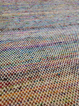Multi-Color Sari Silk Flatweave Area Rug