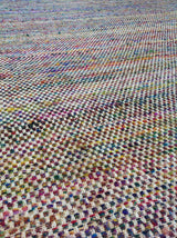 Multi-Color Sari Silk Flatweave Area Rug