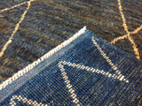 Blue Moroccan Design Rug