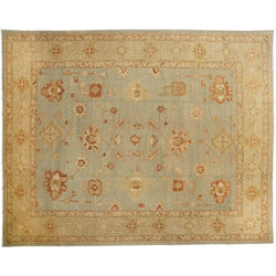 Beige Turkish Oushak Rug