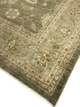 Gray and Ivory Floral Rug