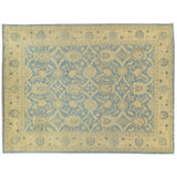 Teal and Gold Pakistani Rug