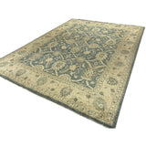Teal and Gold Pakistani Rug