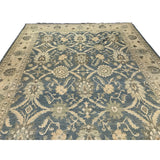 Teal and Gold Pakistani Rug