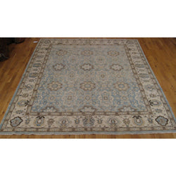 Light Blue and Beige Pakistani Rug