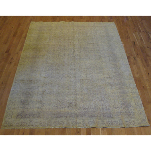 Vintage Green Overdyed Rug