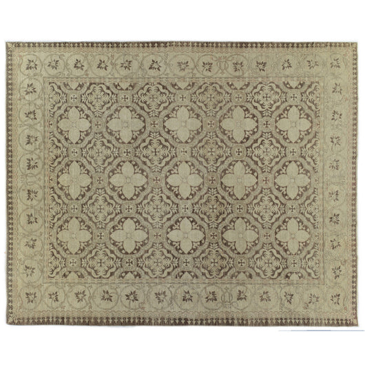 Brown and Beige Pakistani Rug