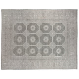 Royal Ziegler Style Grey Wool Area Rug