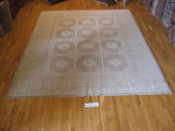 Royal Ziegler Style Grey Wool Area Rug