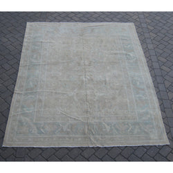 Taupe Floral Rug