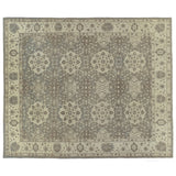Gray Floral Medallions Rug