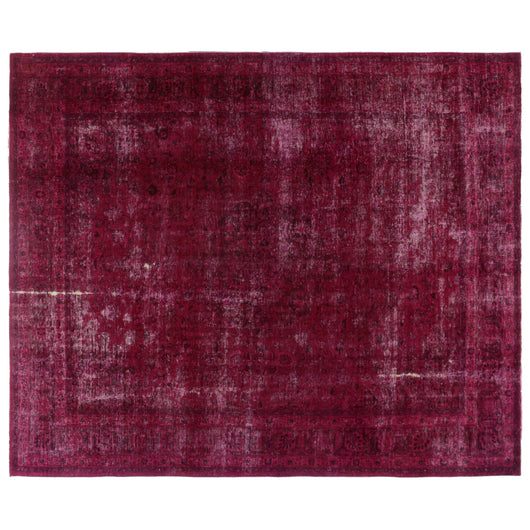 Fuchsia Distressed Rug