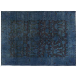 Distressed Blue Rug