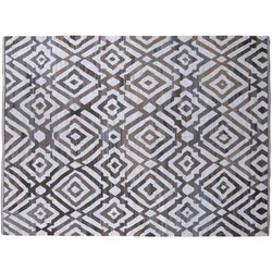 Geometric Brown Modern Kilim
