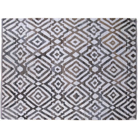 Geometric Brown Modern Kilim