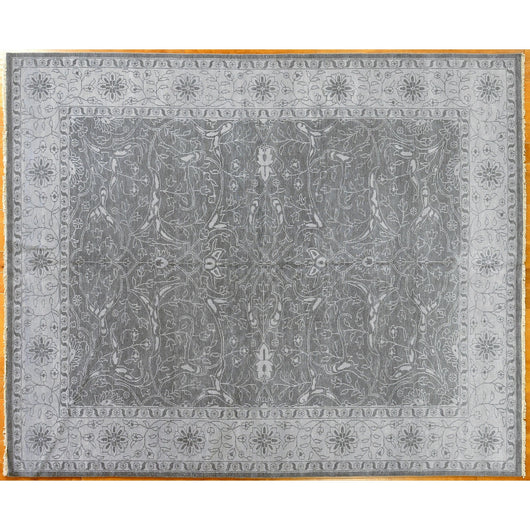 Gray Oushak Design Rug