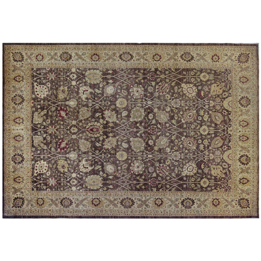 Brown Persian Design Rug