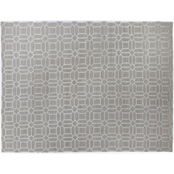 Beige Octagons Pattern Rug