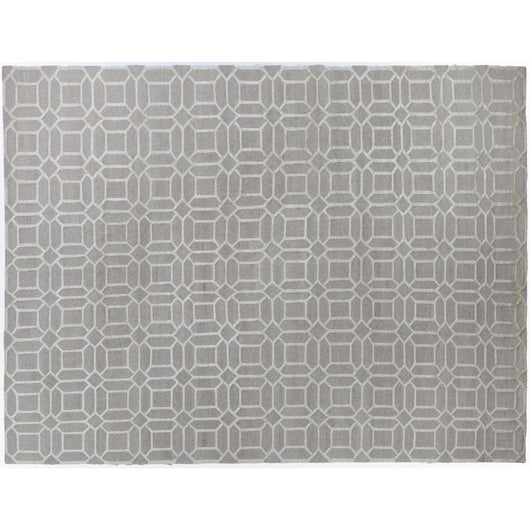 Beige Octagons Pattern Rug