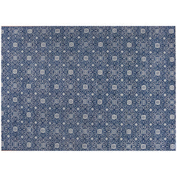 Blue Padma Collection Wool Area Rug