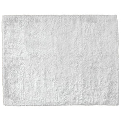 White Velvety Shag Rug