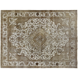 Brown Distressed Rug