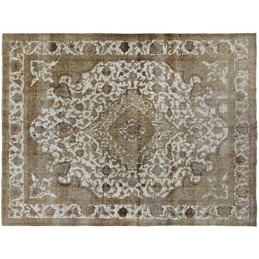 Brown Distressed Rug
