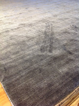 Charcoal Lorri Buff Wool Area Rug