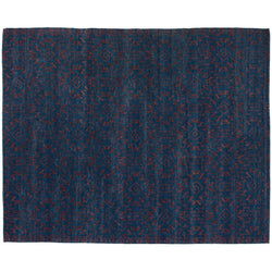 Moden Navy Blue Rug San Francisco