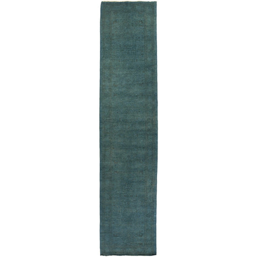 Teal Overdyed Runner