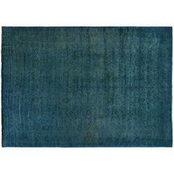 Teal Silky Blue Rug