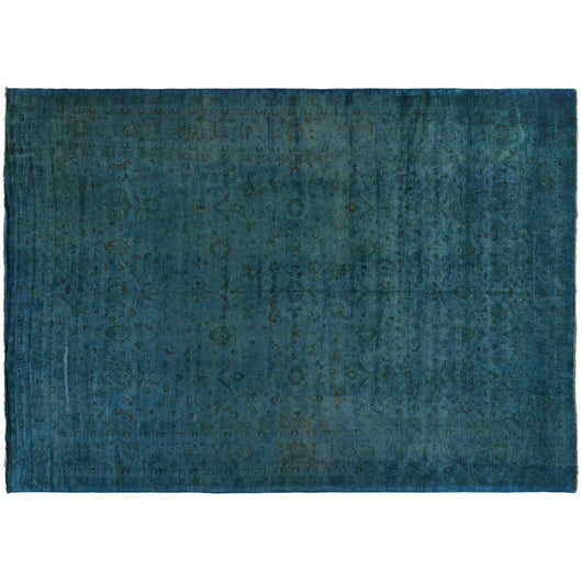 Teal Silky Blue Rug