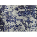 Blue Abstract Rug