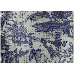 Blue Abstract Rug